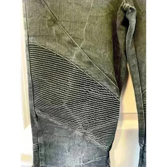 NWT Free People We the Free women Flare Jeans Size 25 Vector Moto Mid Rise Black - Picture 7 of 11